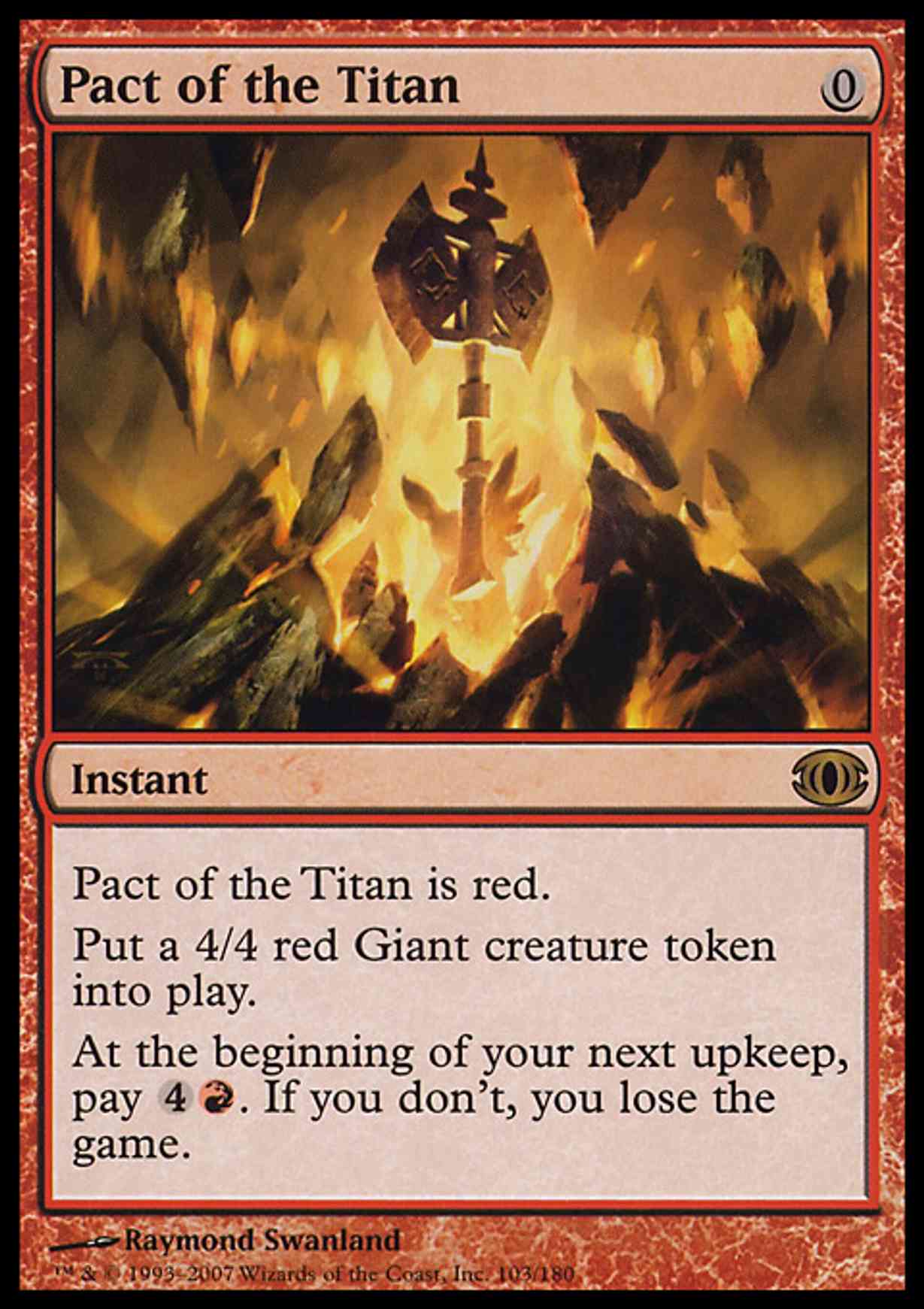 Pact of the Titan magic card front