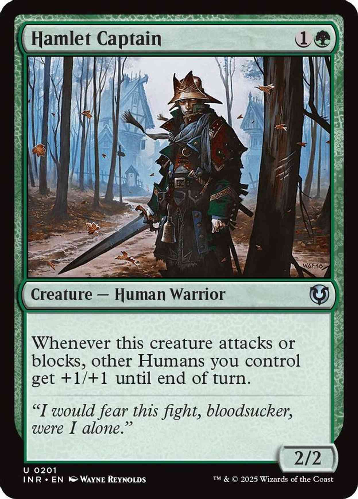 Hamlet Captain magic card front