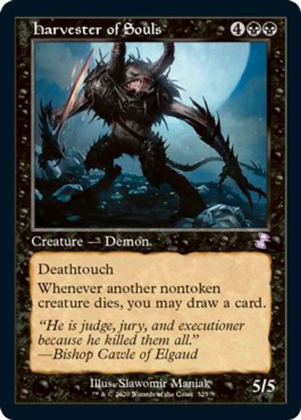 Harvester of Souls magic card front