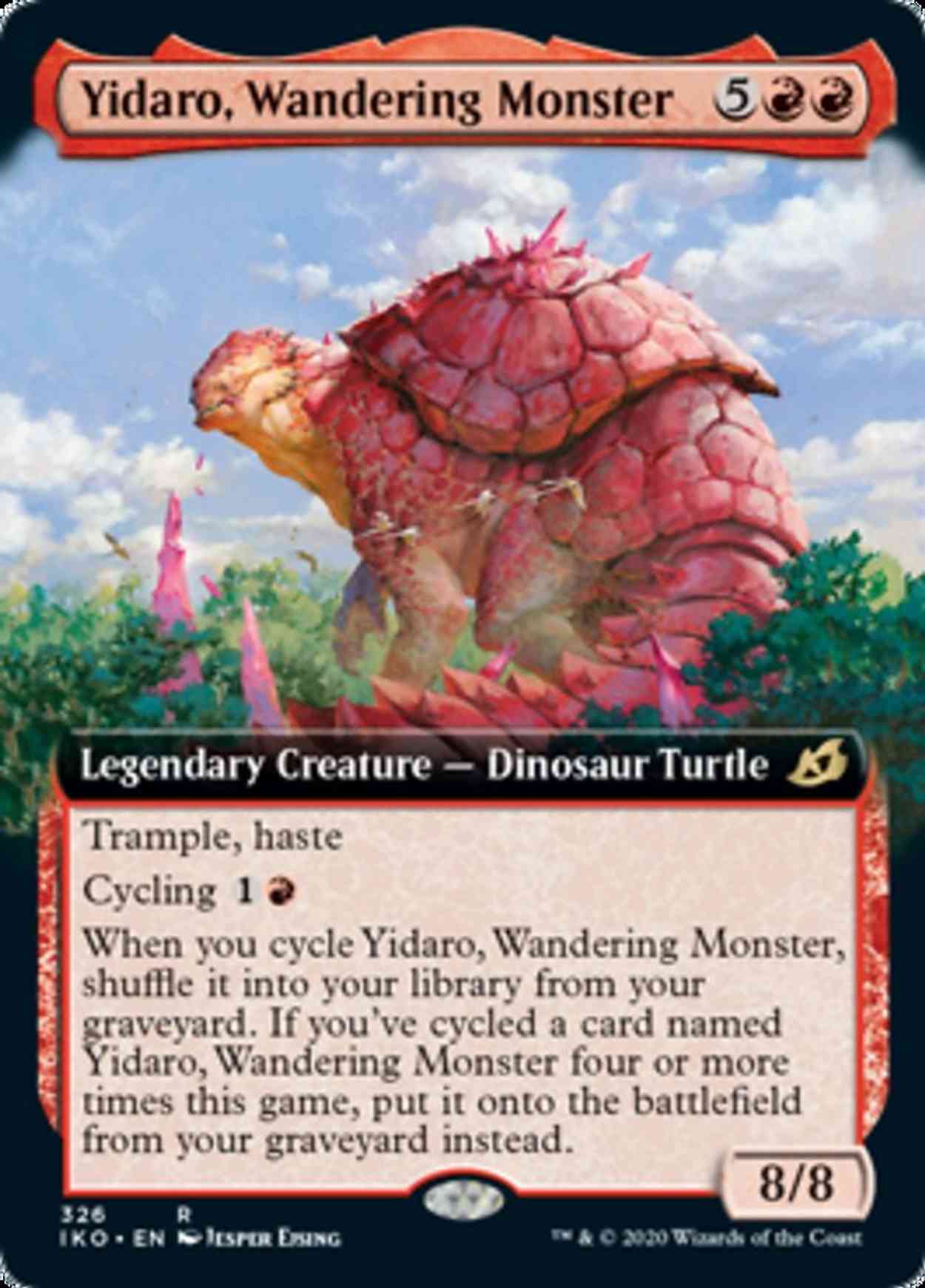 Yidaro, Wandering Monster (Extended Art) magic card front