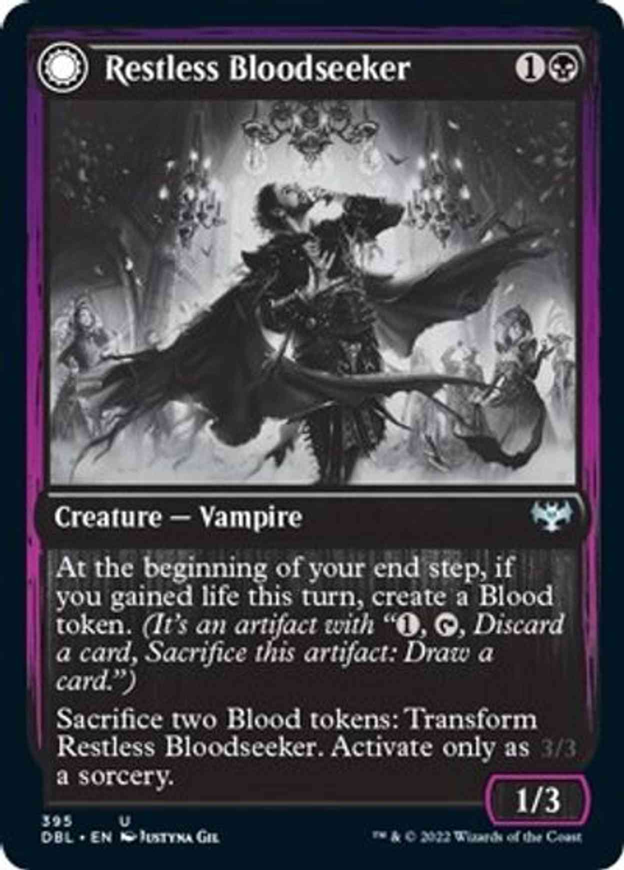 Restless Bloodseeker magic card front