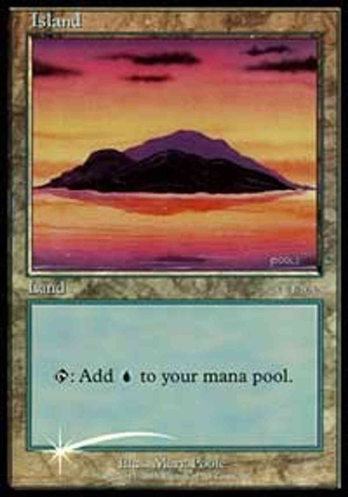 Island (2002) magic card front
