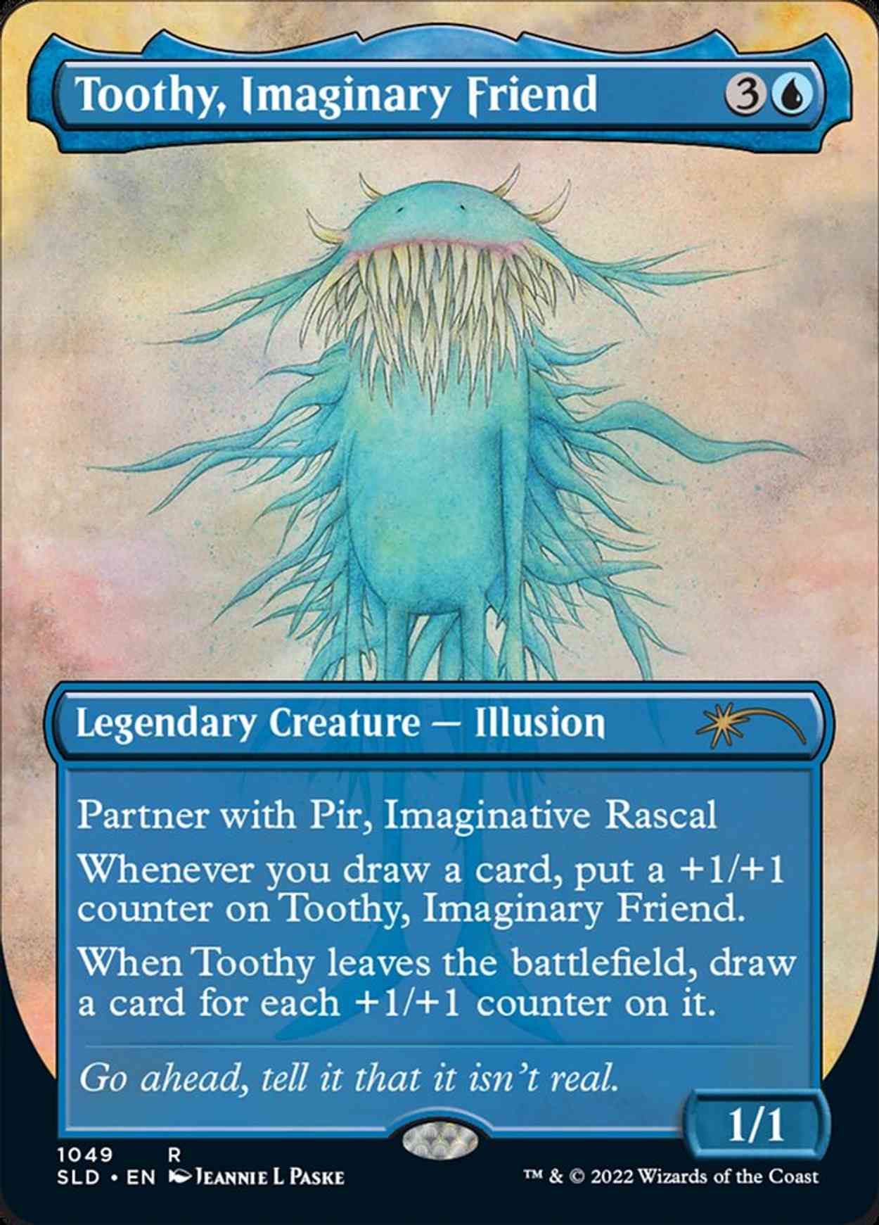 Toothy, Imaginary Friend (Borderless) magic card front