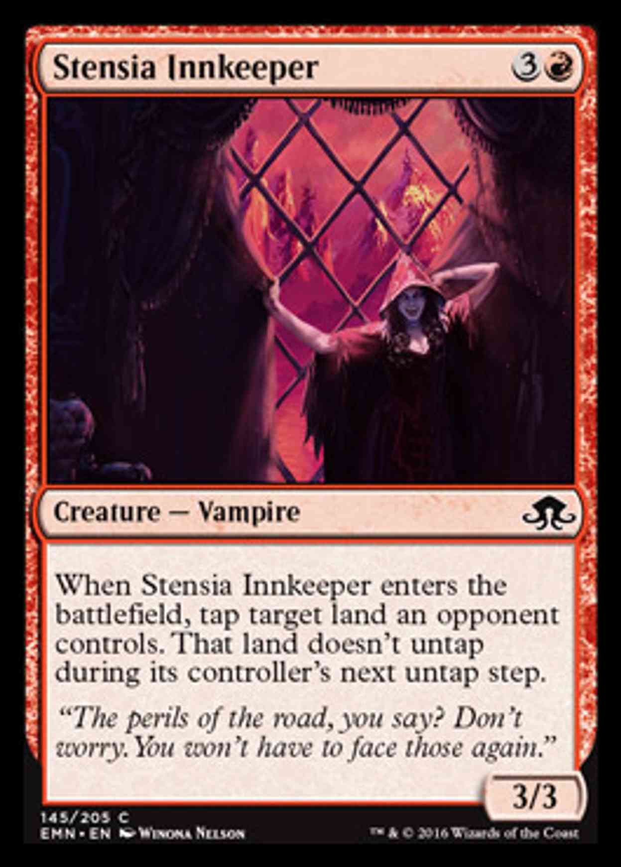 Stensia Innkeeper magic card front