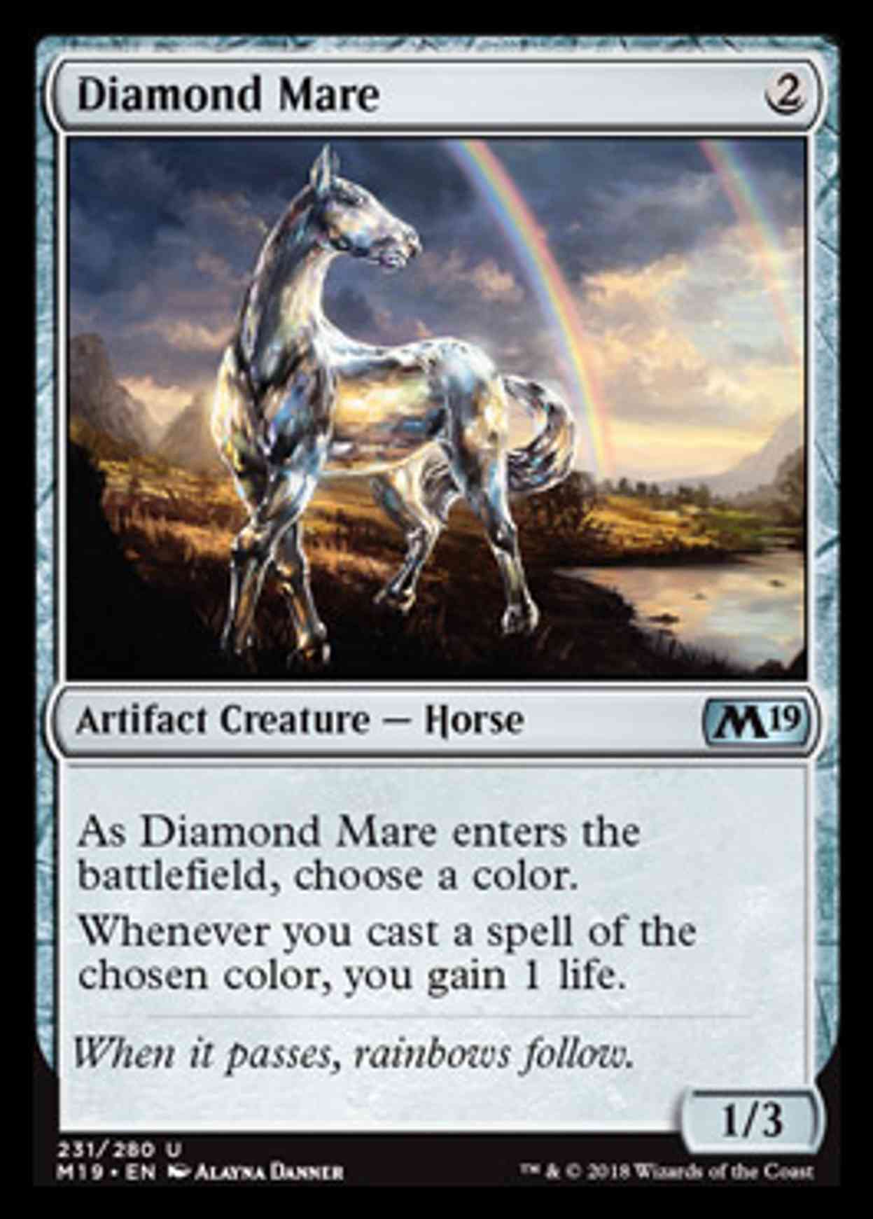 Diamond Mare magic card front