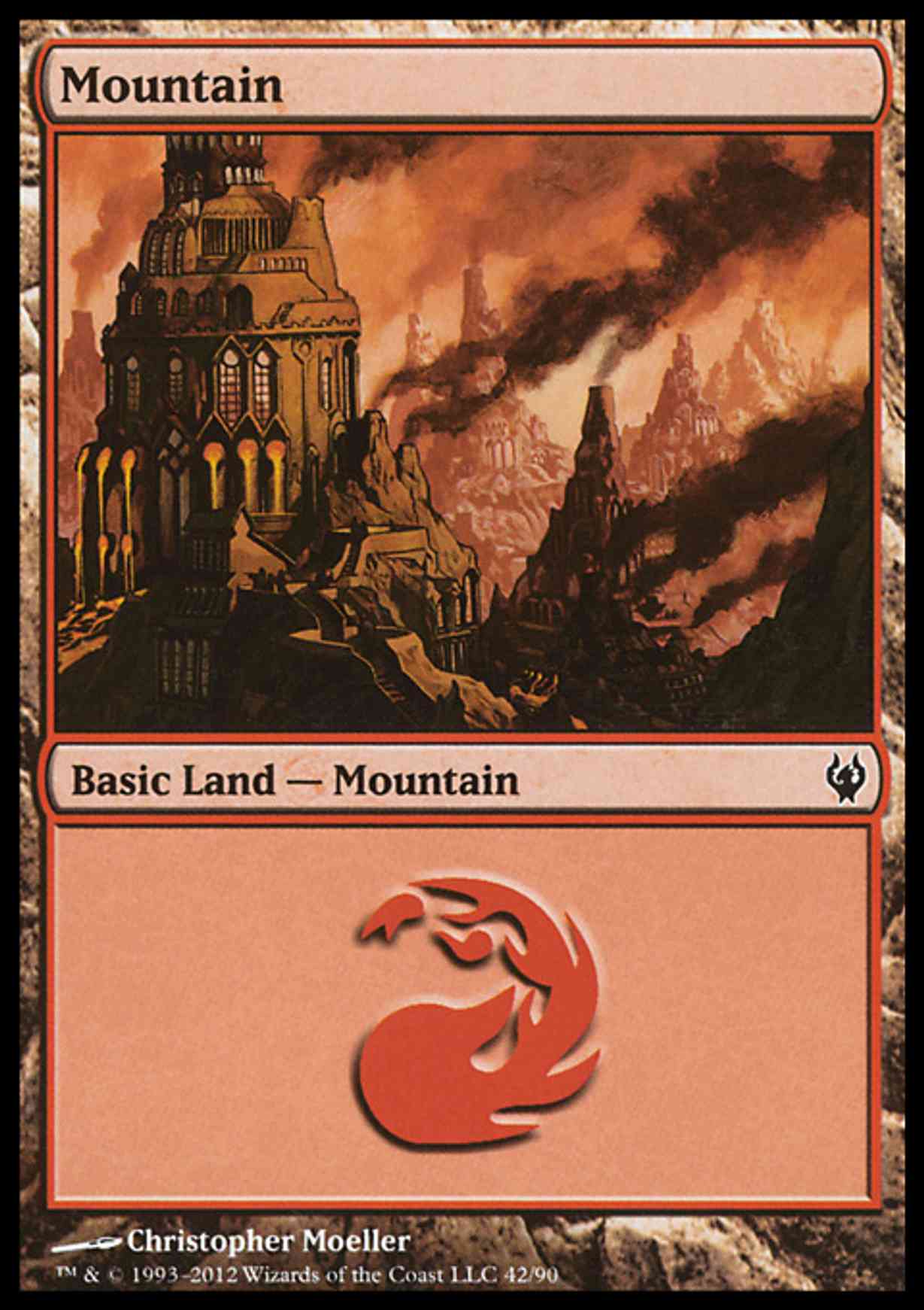 Mountain (42)  magic card front