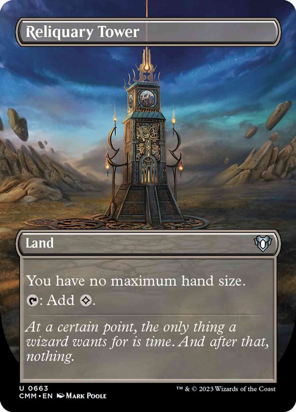 Reliquary Tower (Borderless) magic card front