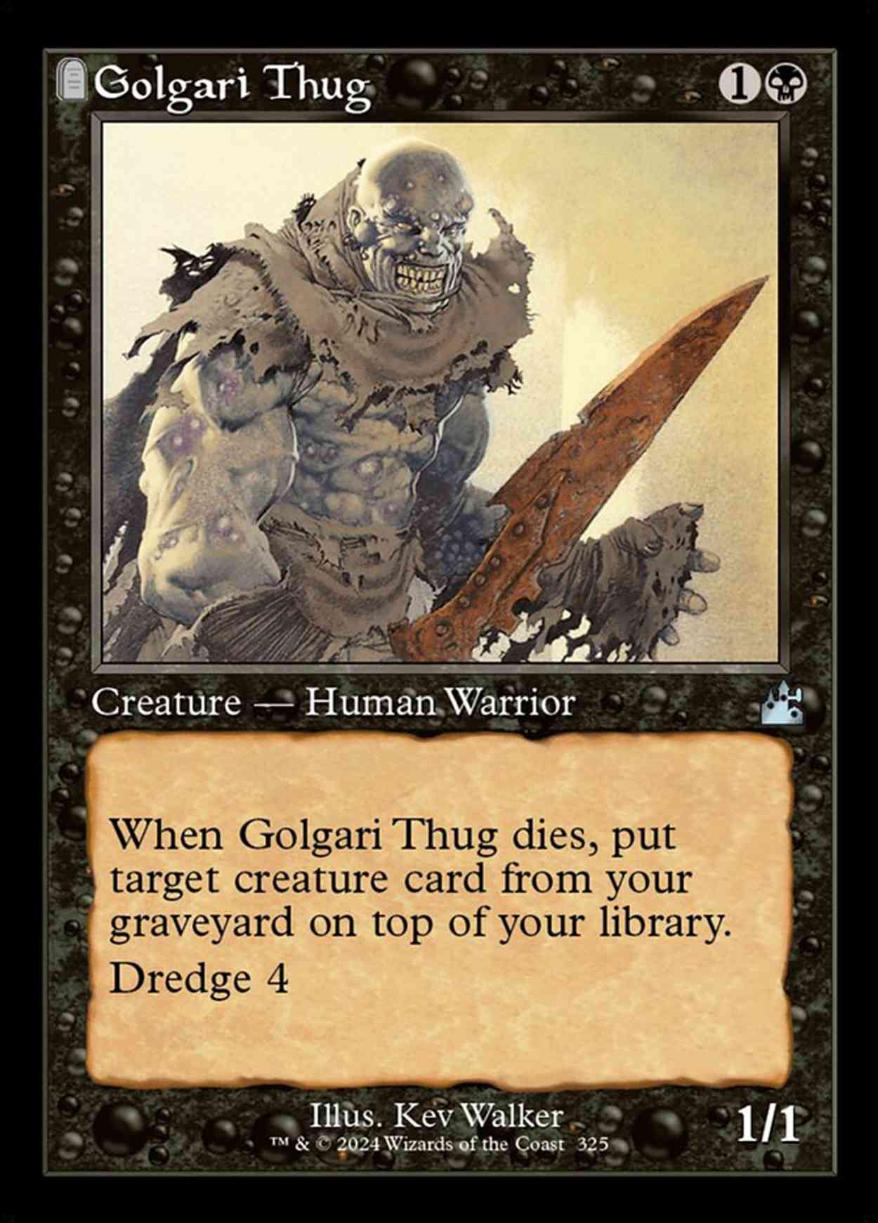 Golgari Thug (Retro Frame) magic card front