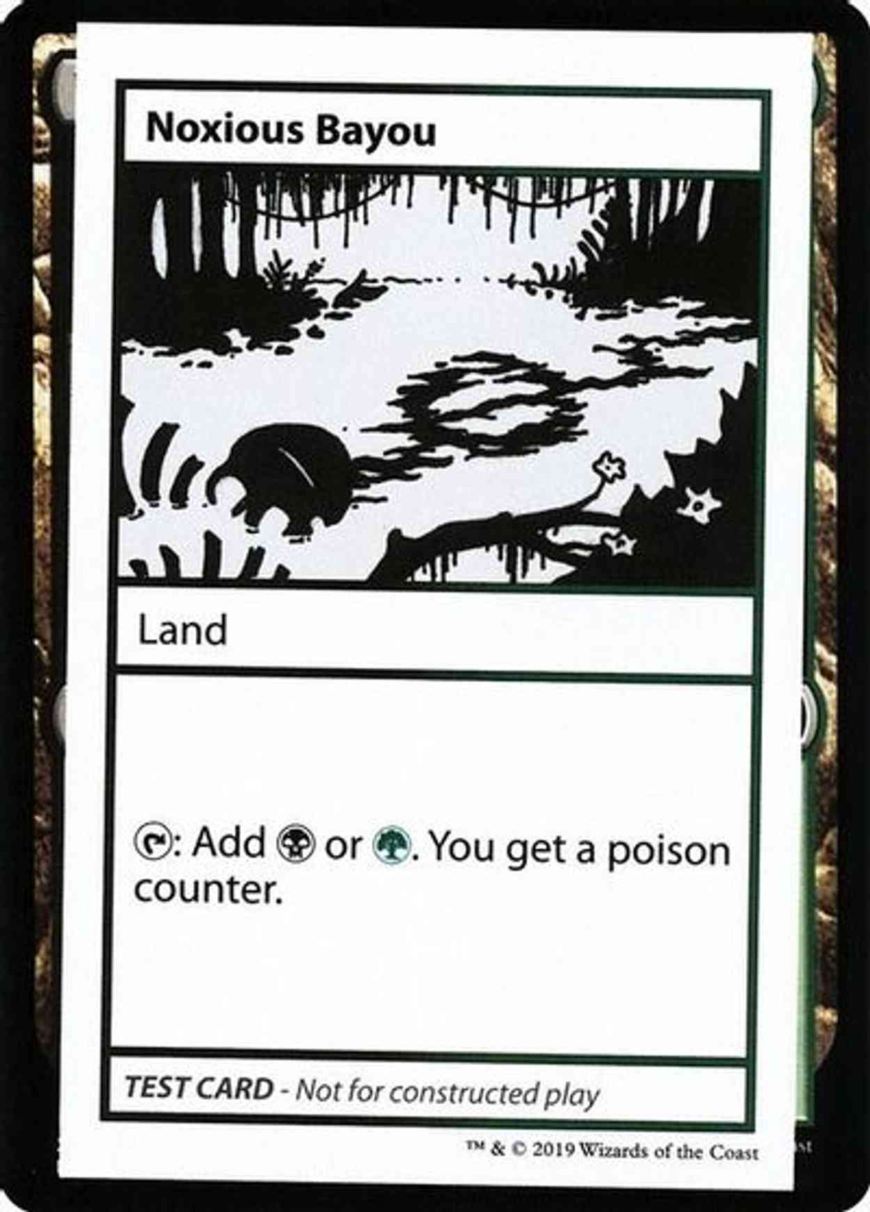 Noxious Bayou (No PW Symbol) magic card front