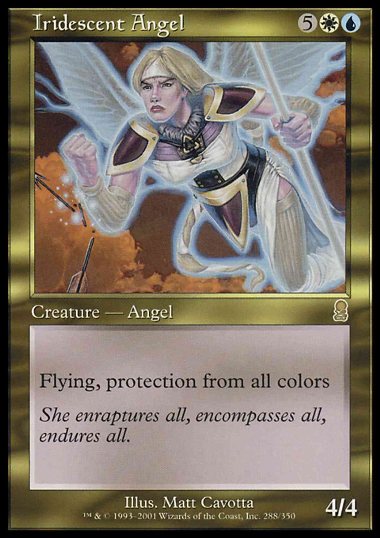 Iridescent Angel magic card front