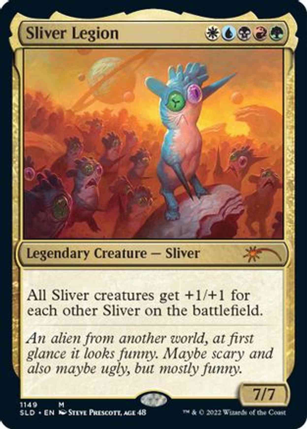 Sliver Legion (1149) magic card front