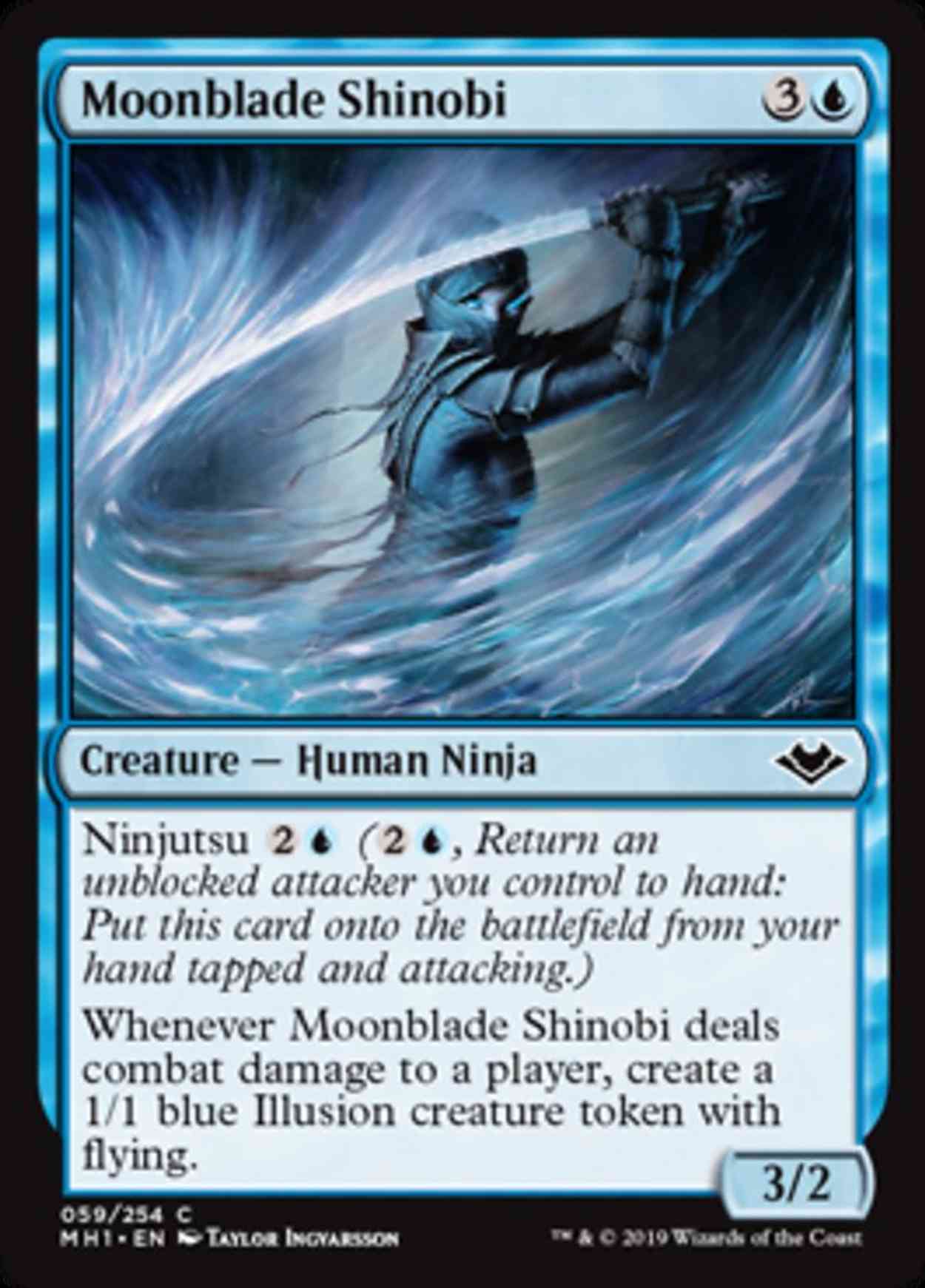 Moonblade Shinobi magic card front