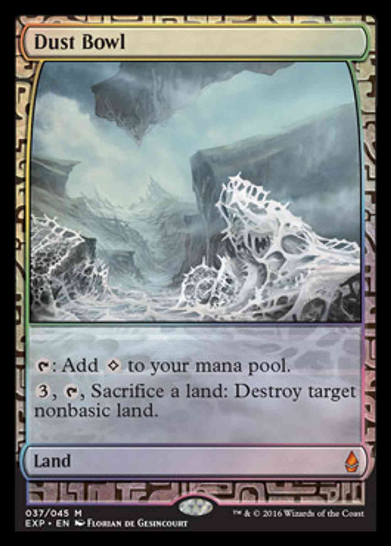 Dust Bowl magic card front