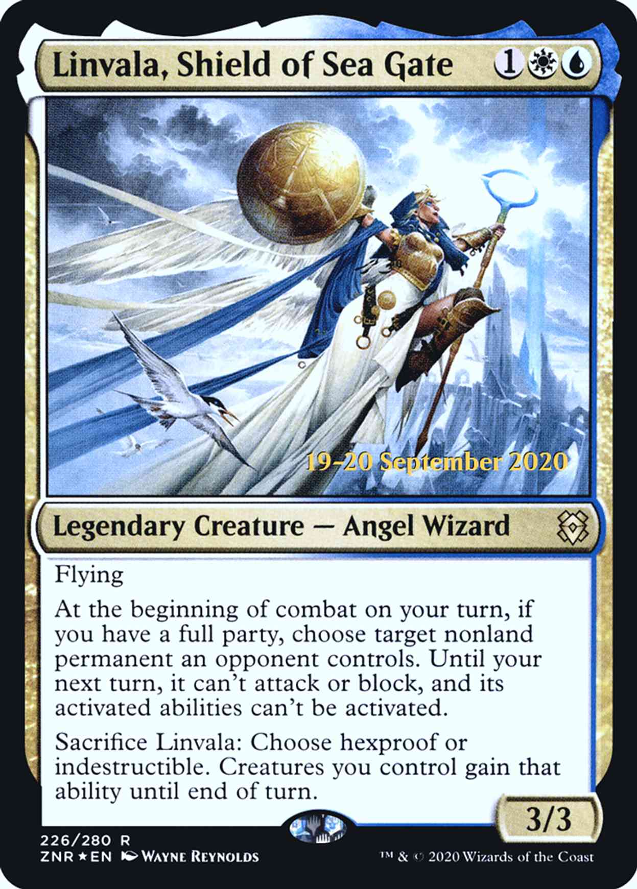 Linvala, Shield of Sea Gate magic card front