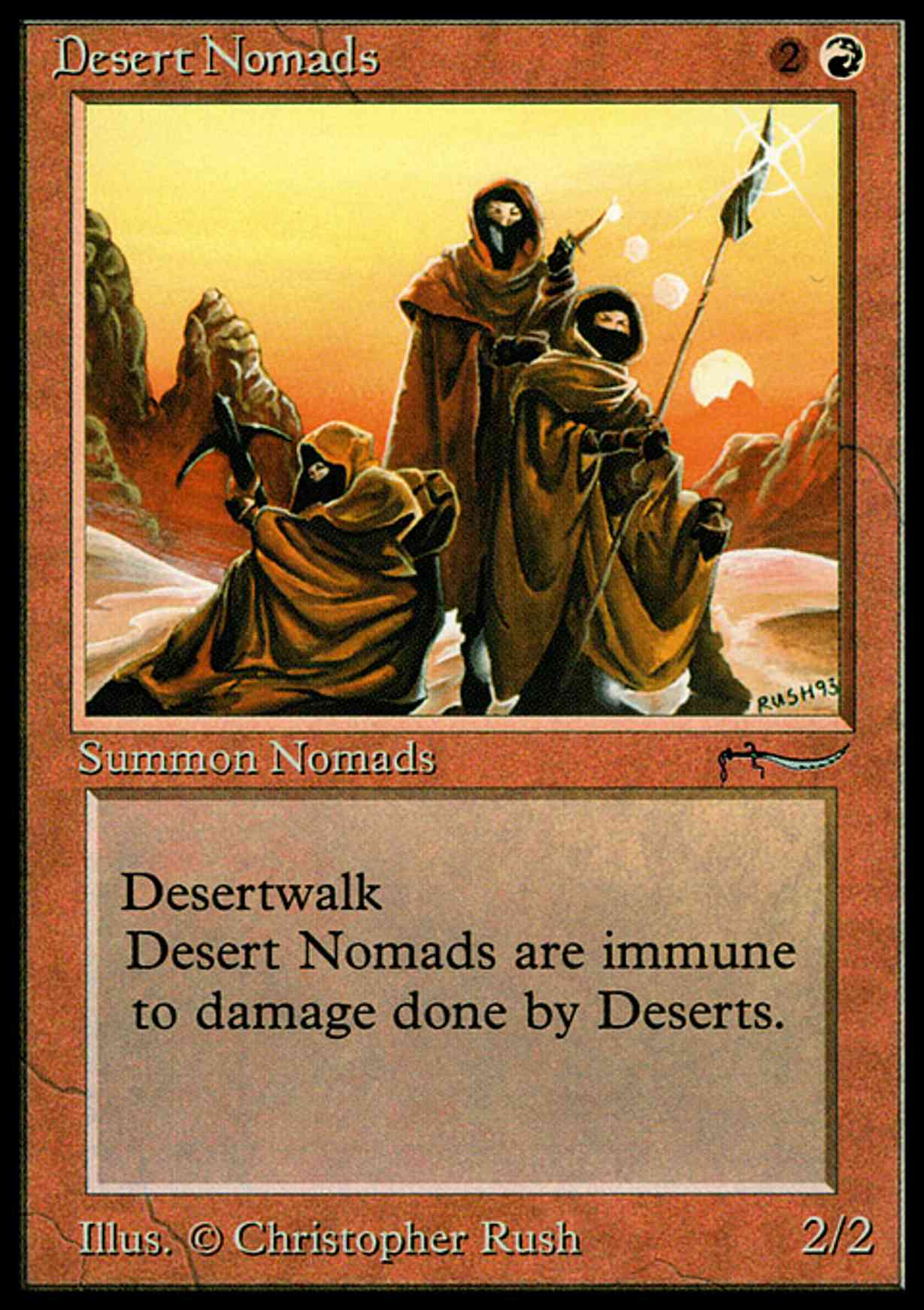 Desert Nomads magic card front