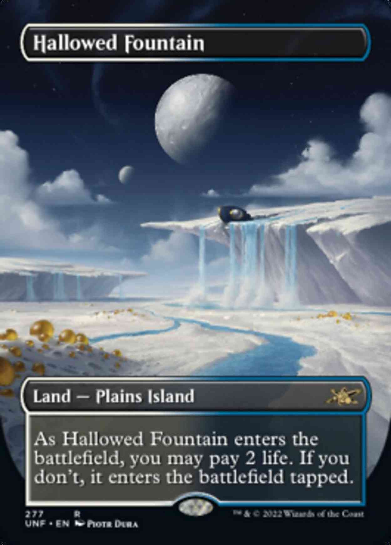 Hallowed Fountain (Borderless) magic card front