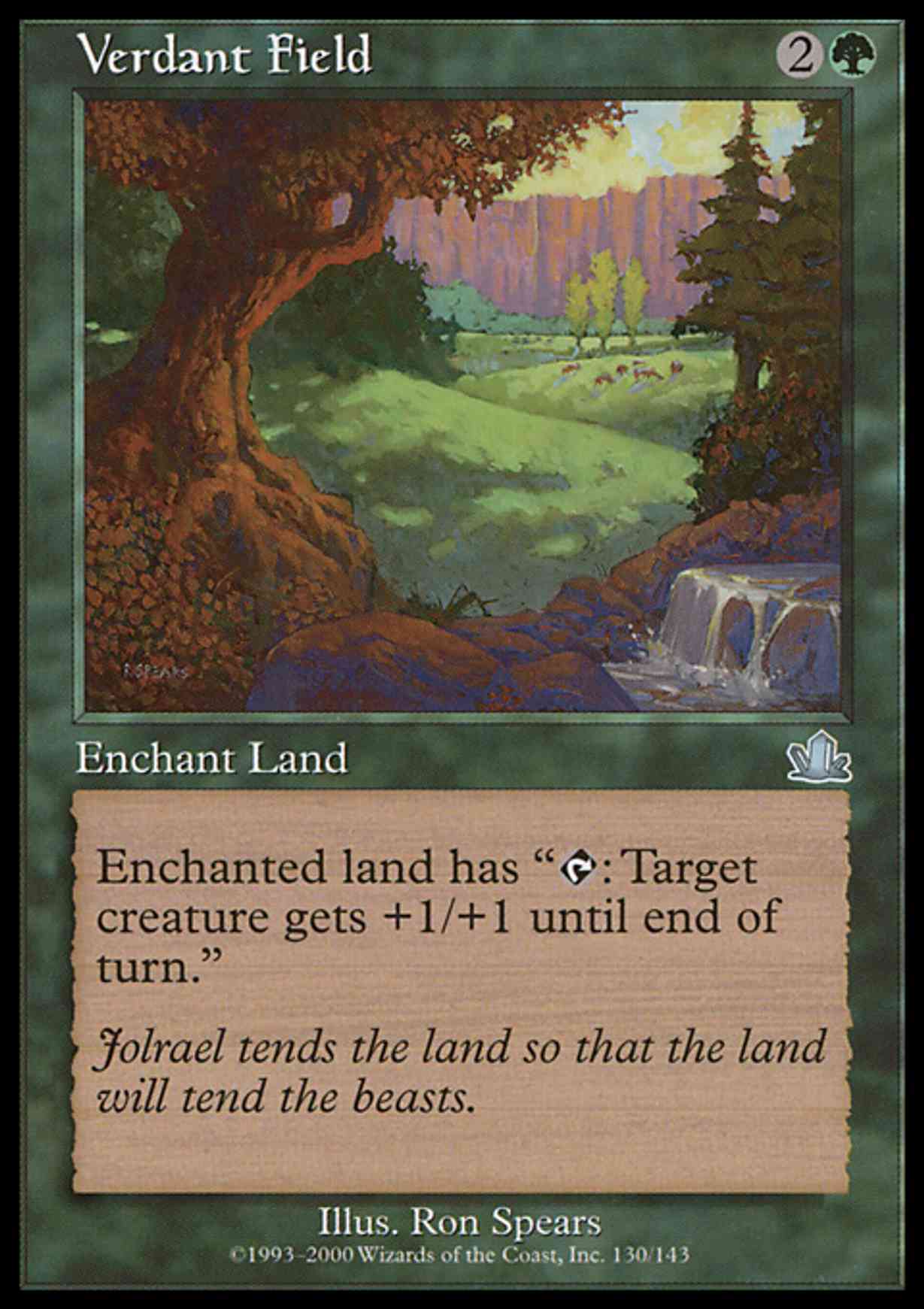 Verdant Field magic card front