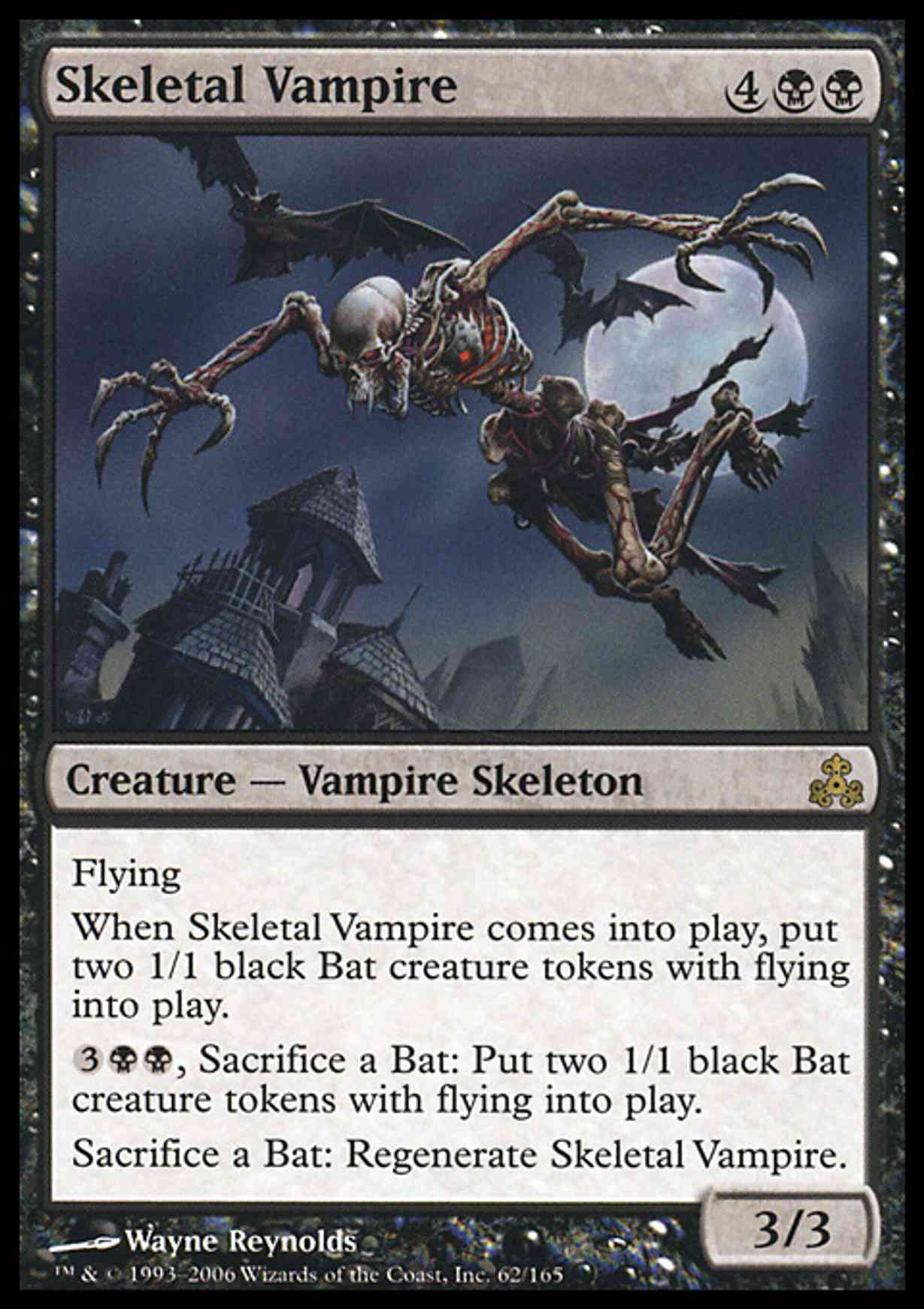 Skeletal Vampire magic card front