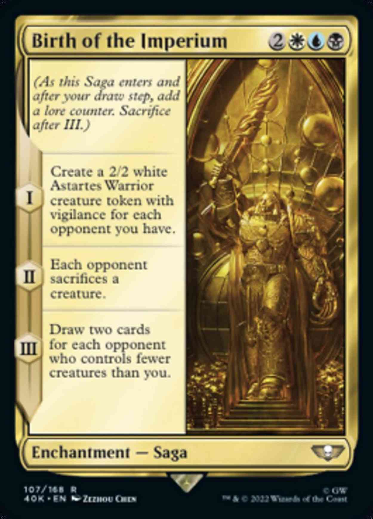 Birth of the Imperium (Surge Foil) magic card front