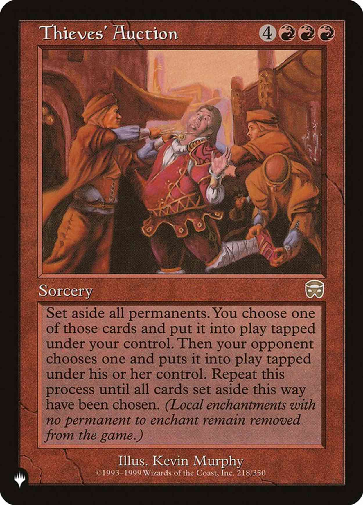 Thieves' Auction magic card front