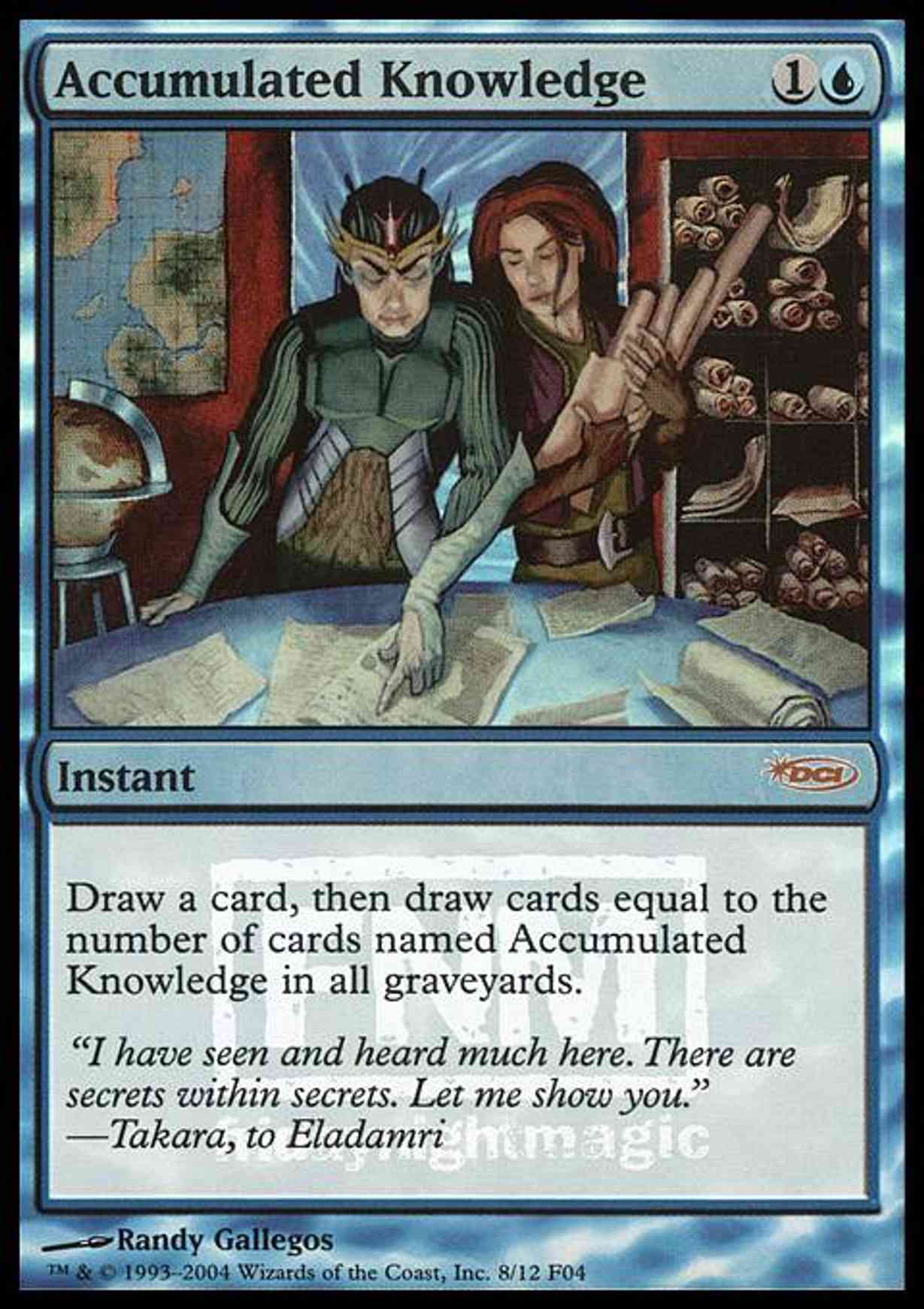 Accumulated Knowledge magic card front