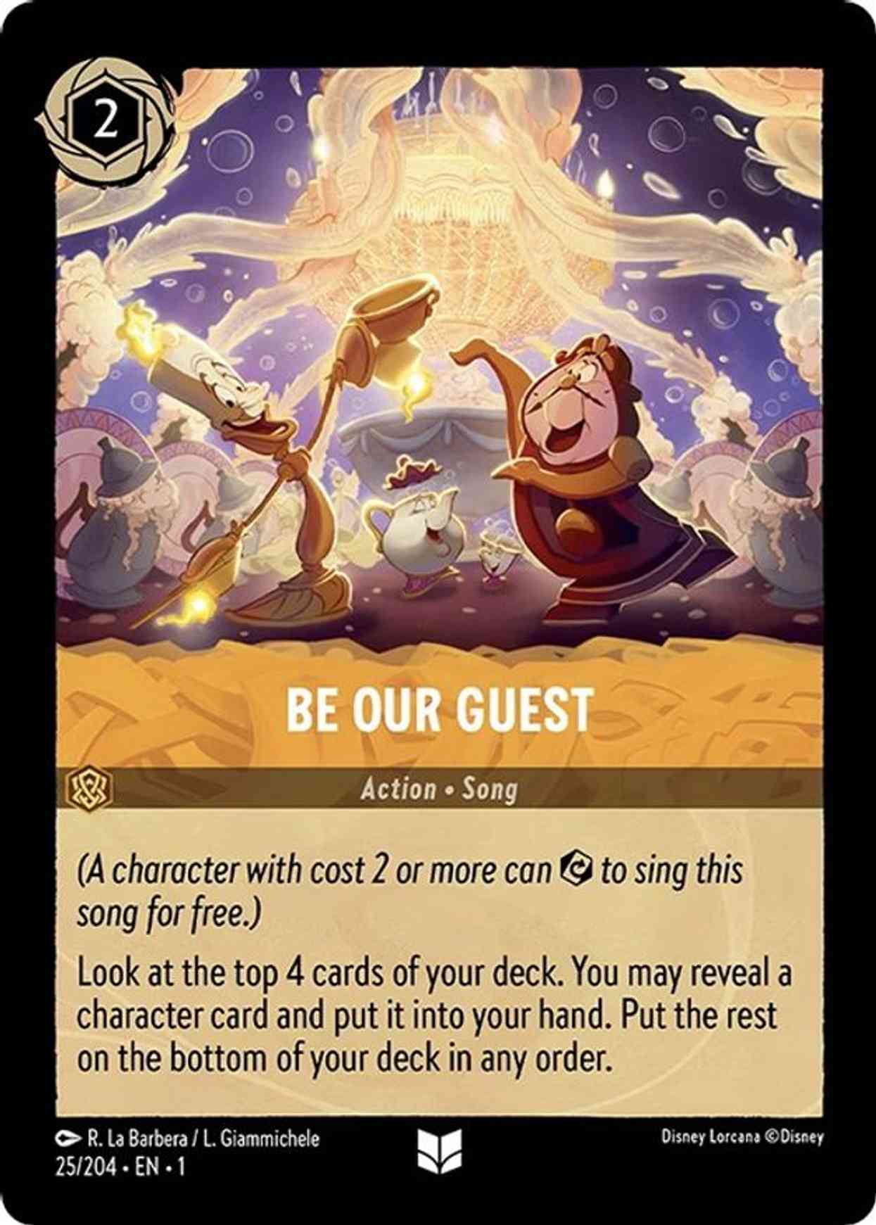 Be Our Guest magic card front