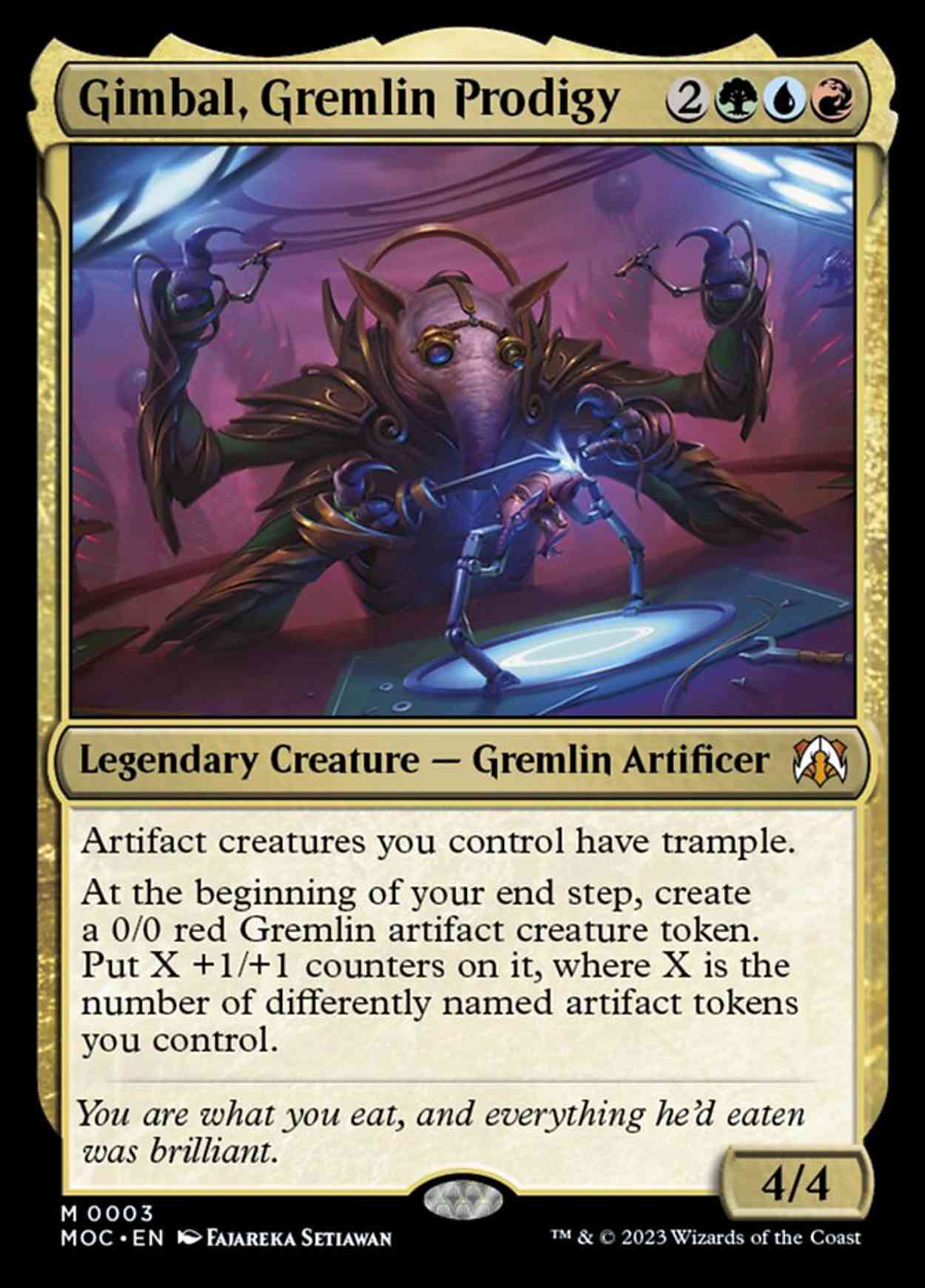 Gimbal, Gremlin Prodigy magic card front