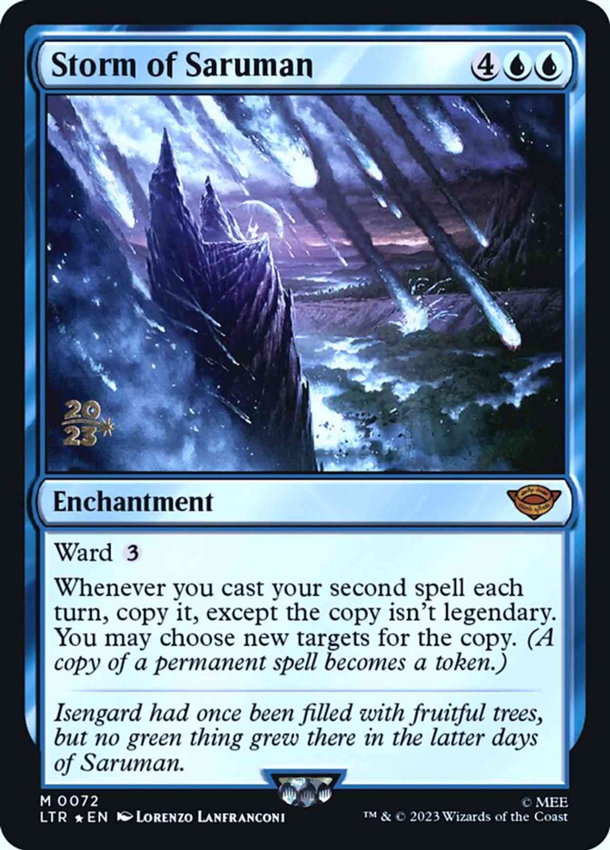 Storm of Saruman magic card front