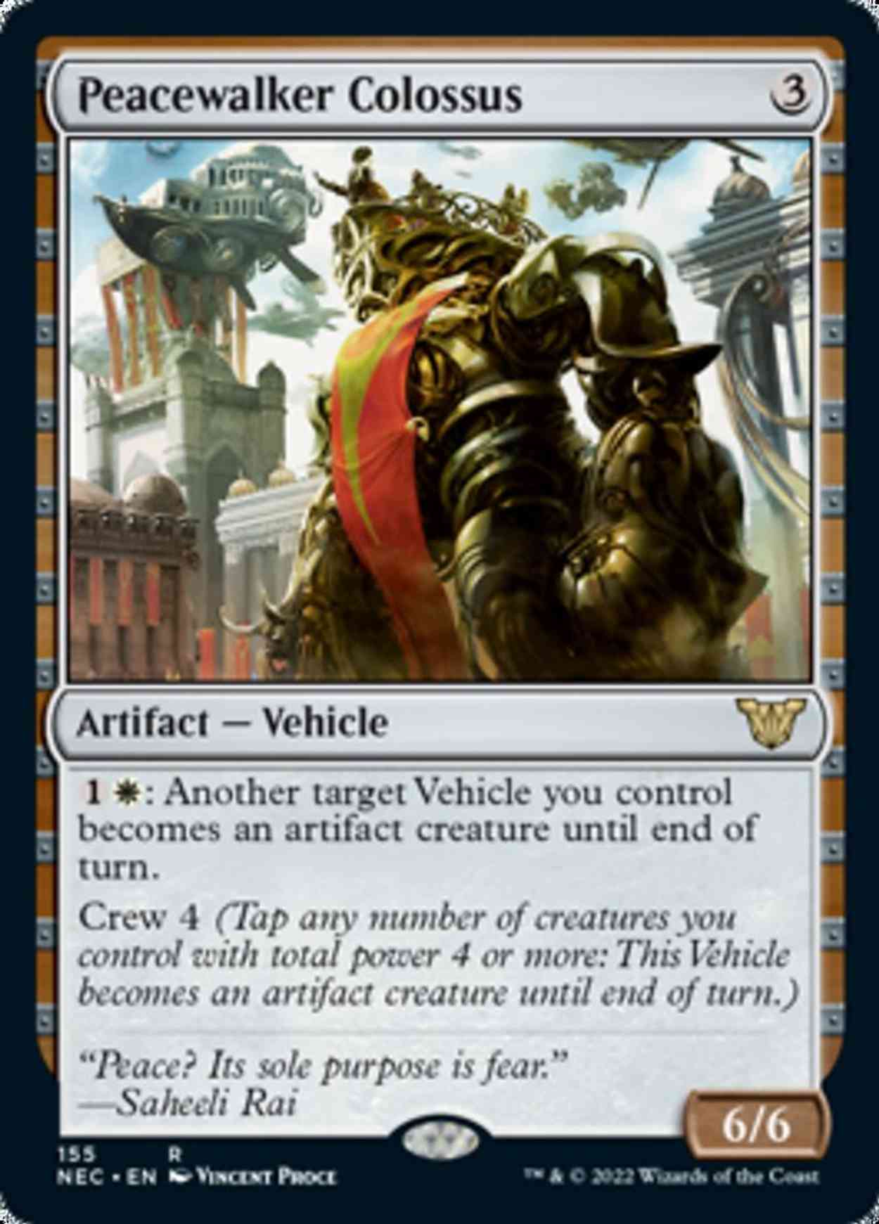 Peacewalker Colossus magic card front
