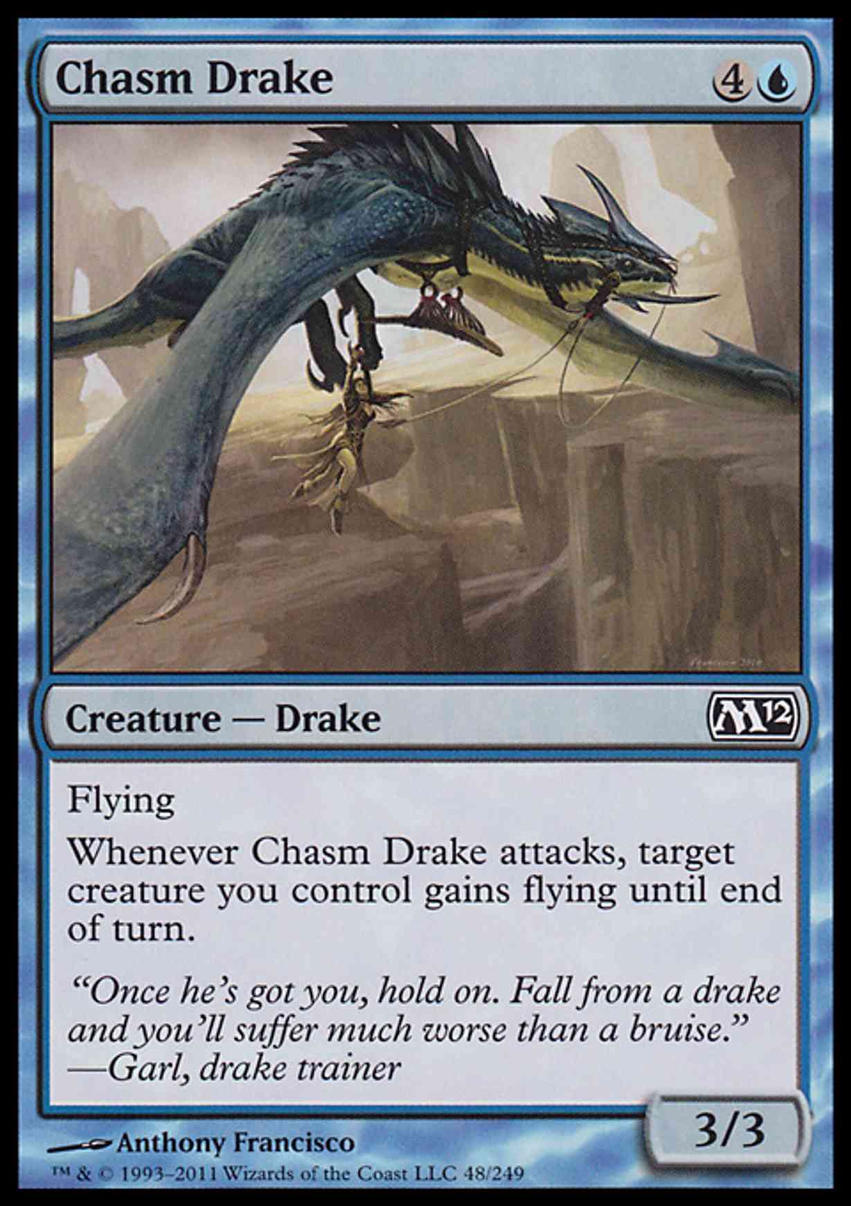 Chasm Drake magic card front