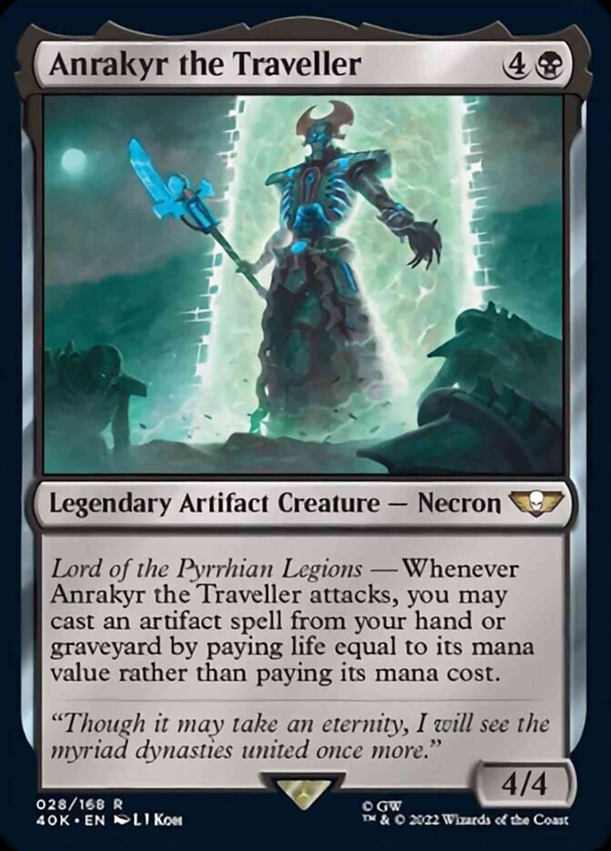 Anrakyr the Traveller magic card front