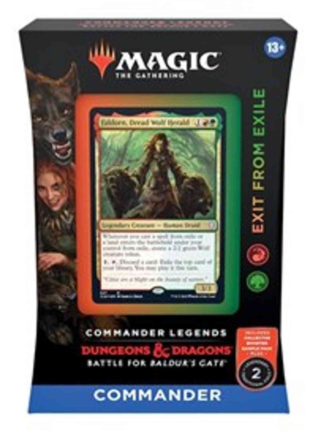Commander Legends: Battle for Baldur's Gate - Exit from Exile Commander Deck magic card front