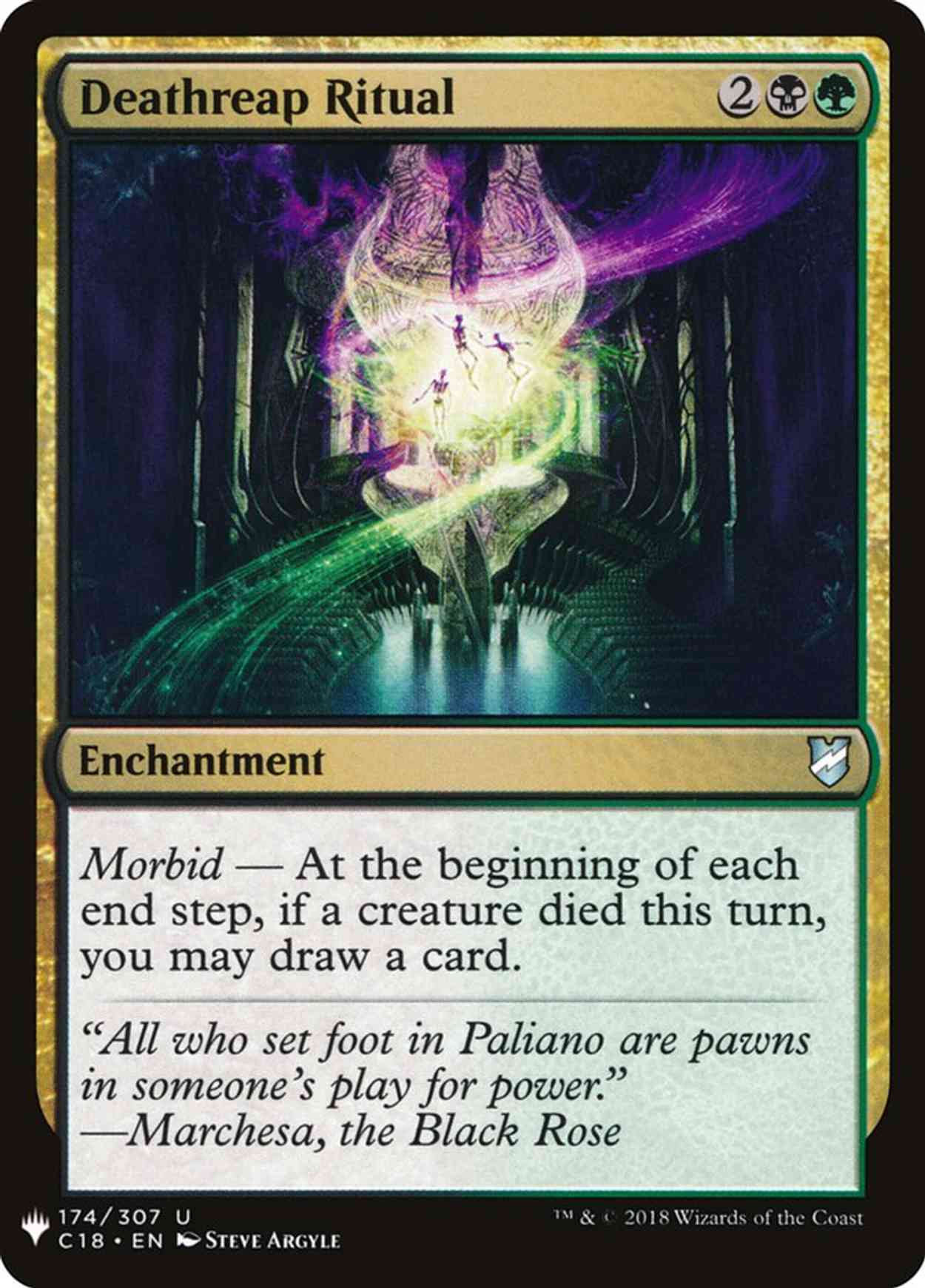 Deathreap Ritual magic card front