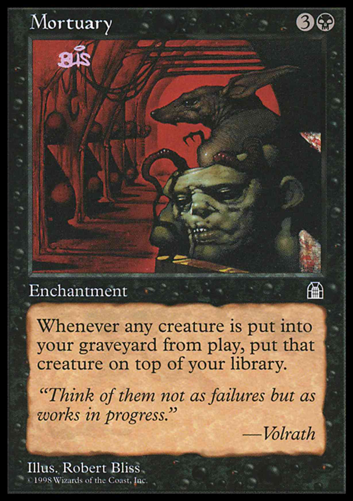 Mortuary magic card front