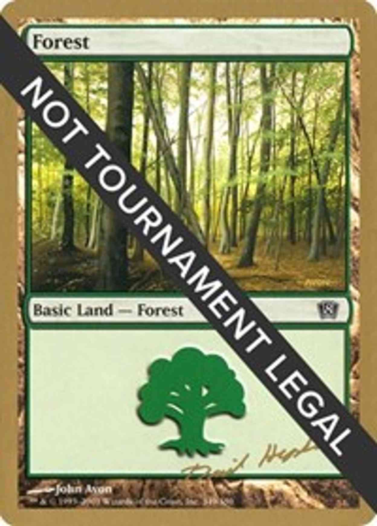 Forest (349) - 2003 Dave Humpherys (8ED) magic card front