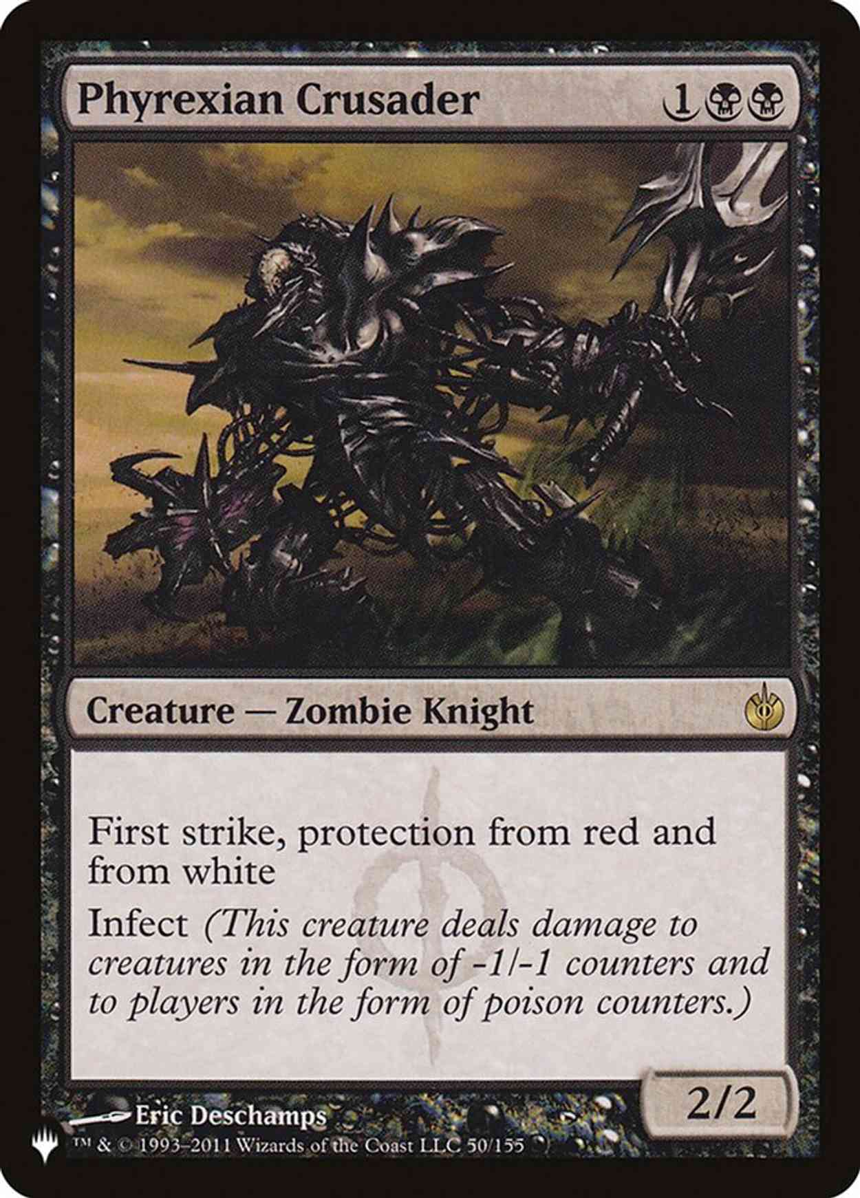 Phyrexian Crusader magic card front