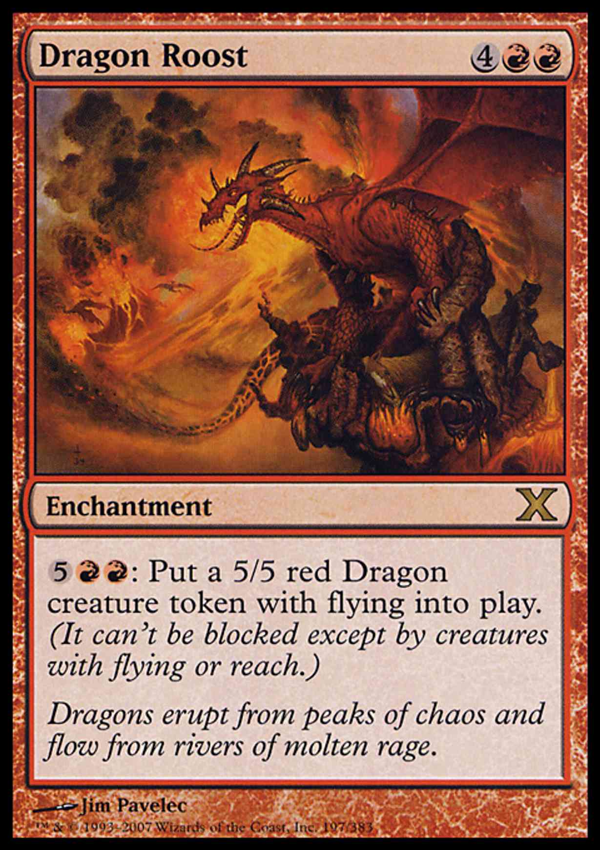 Dragon Roost magic card front