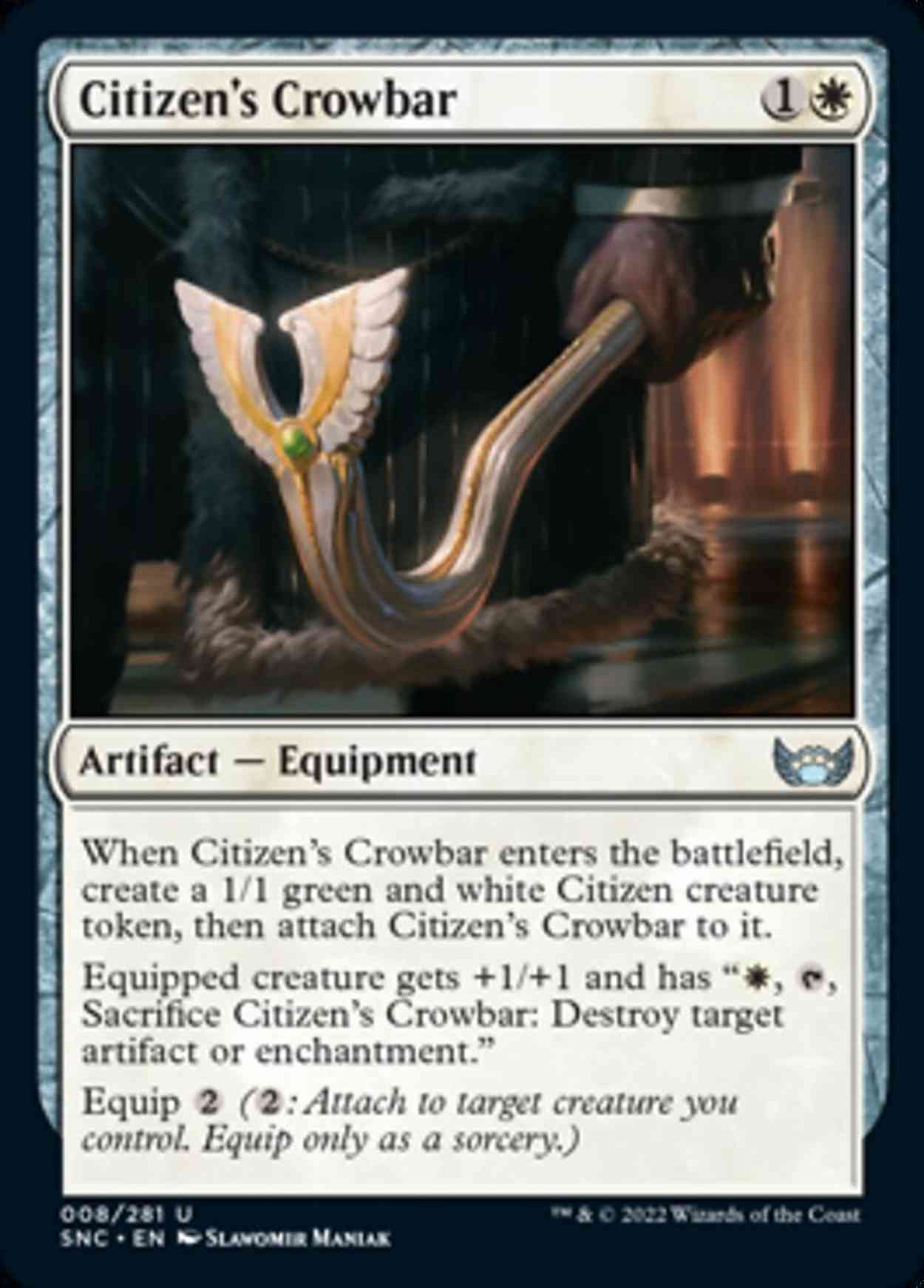 Citizen's Crowbar magic card front