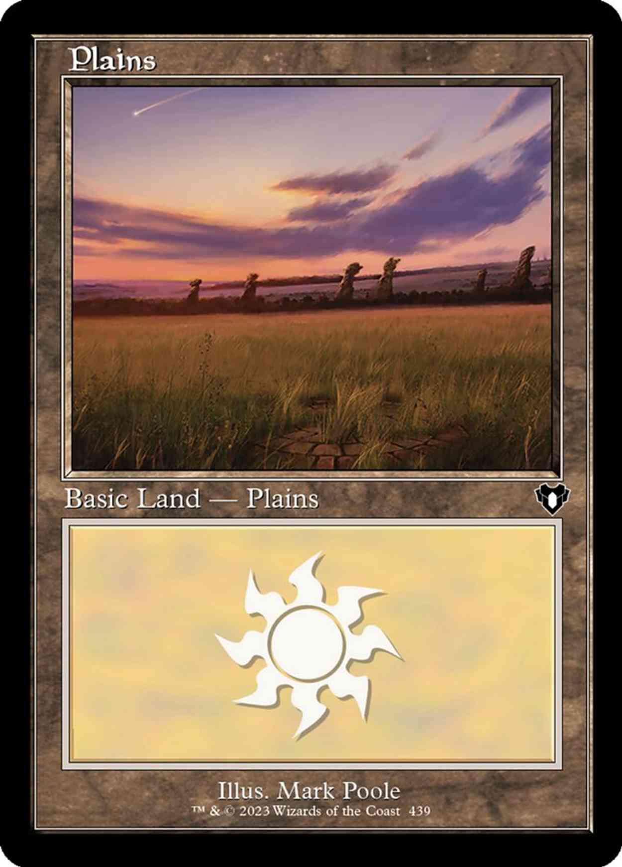 Plains (0439) (Retro Frame) magic card front
