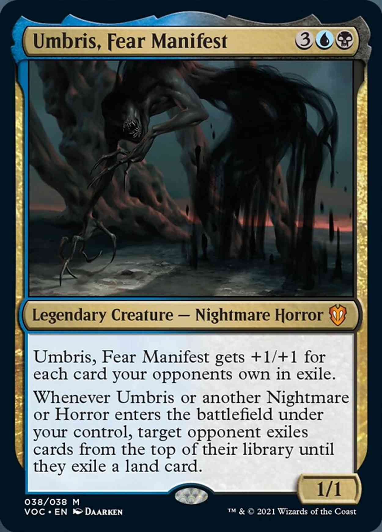 Umbris, Fear Manifest magic card front