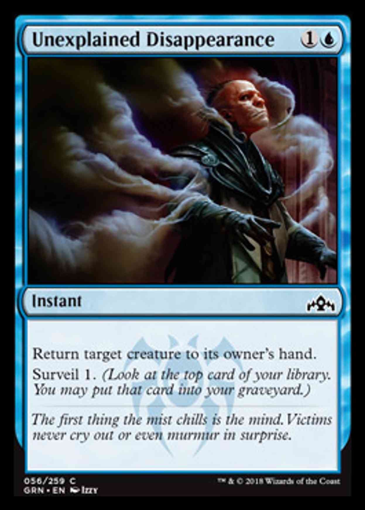 Unexplained Disappearance magic card front