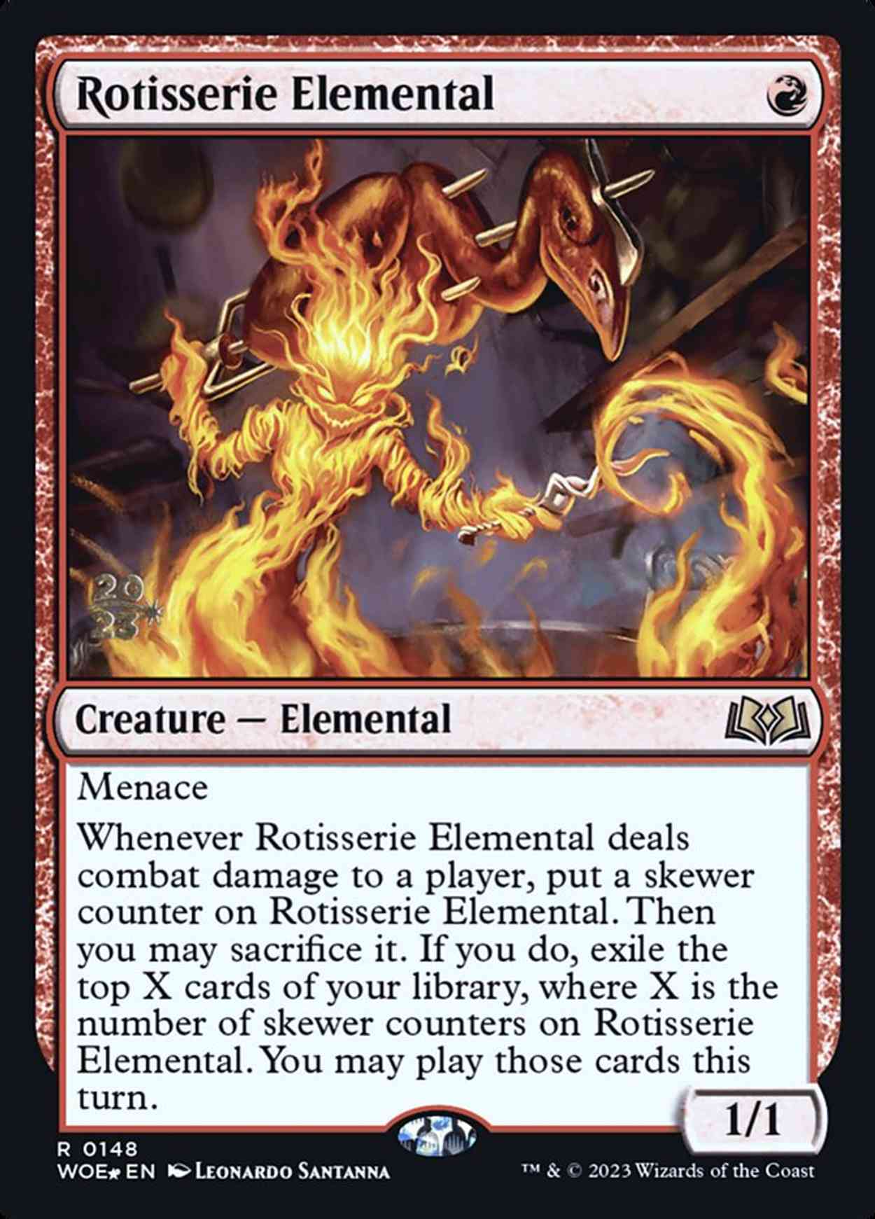 Rotisserie Elemental magic card front