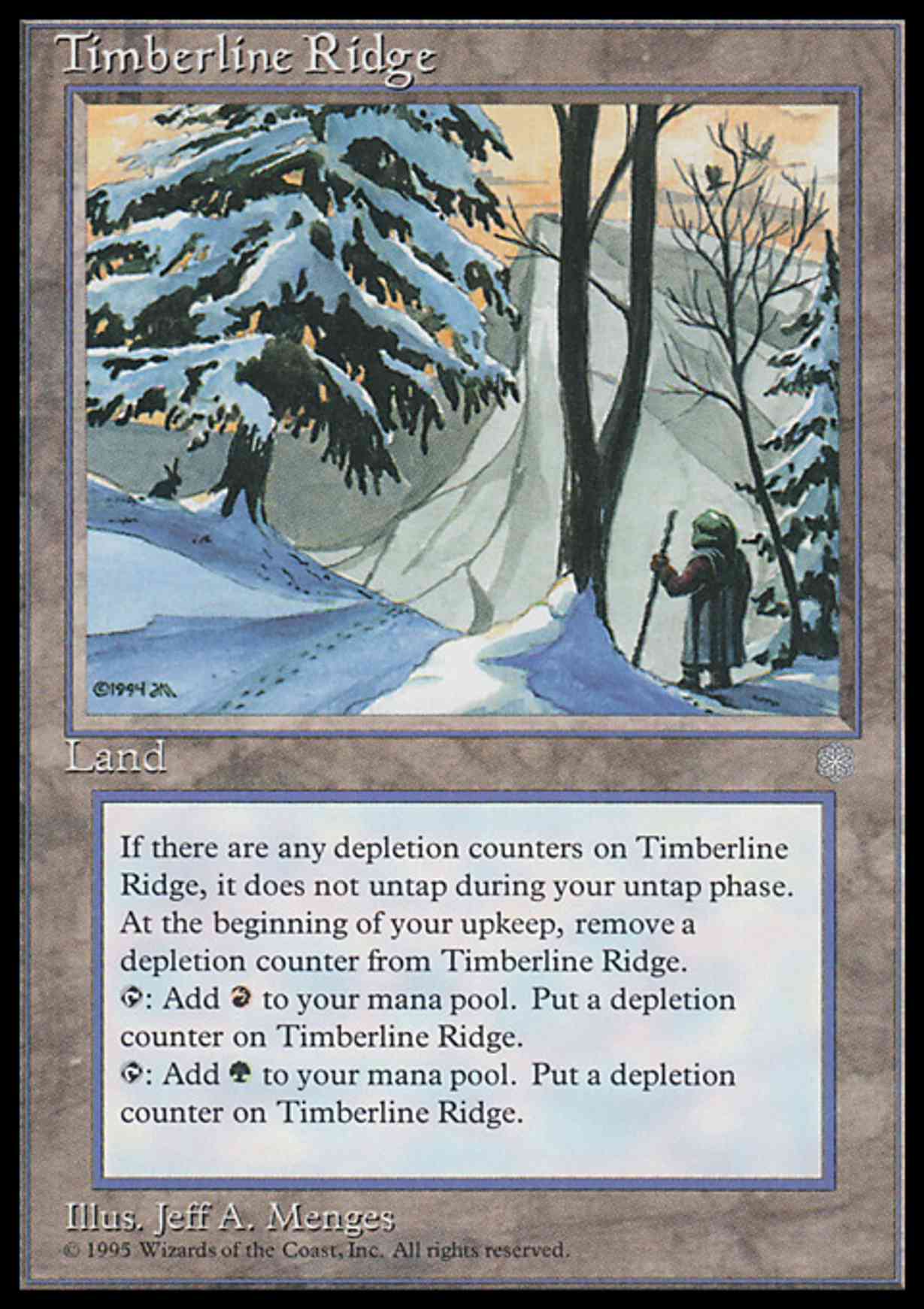 Timberline Ridge magic card front