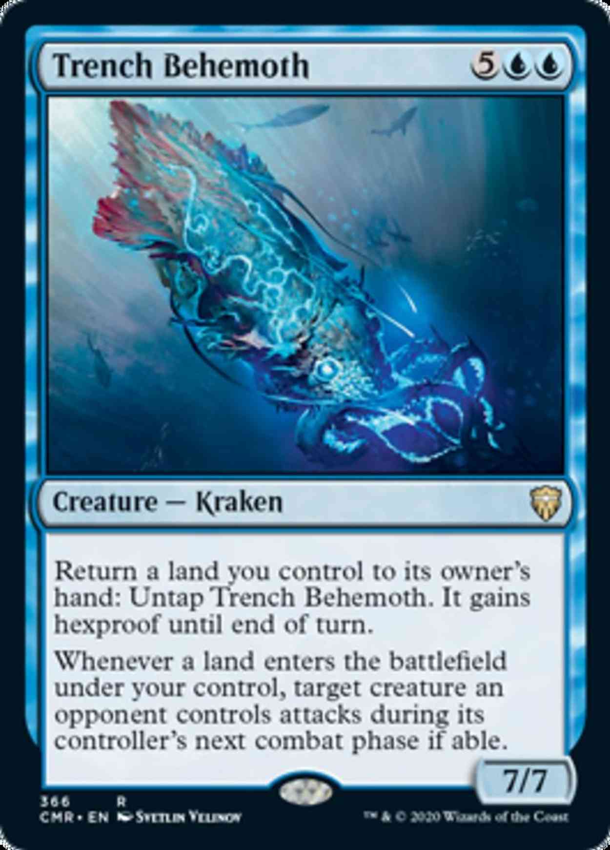 Trench Behemoth magic card front
