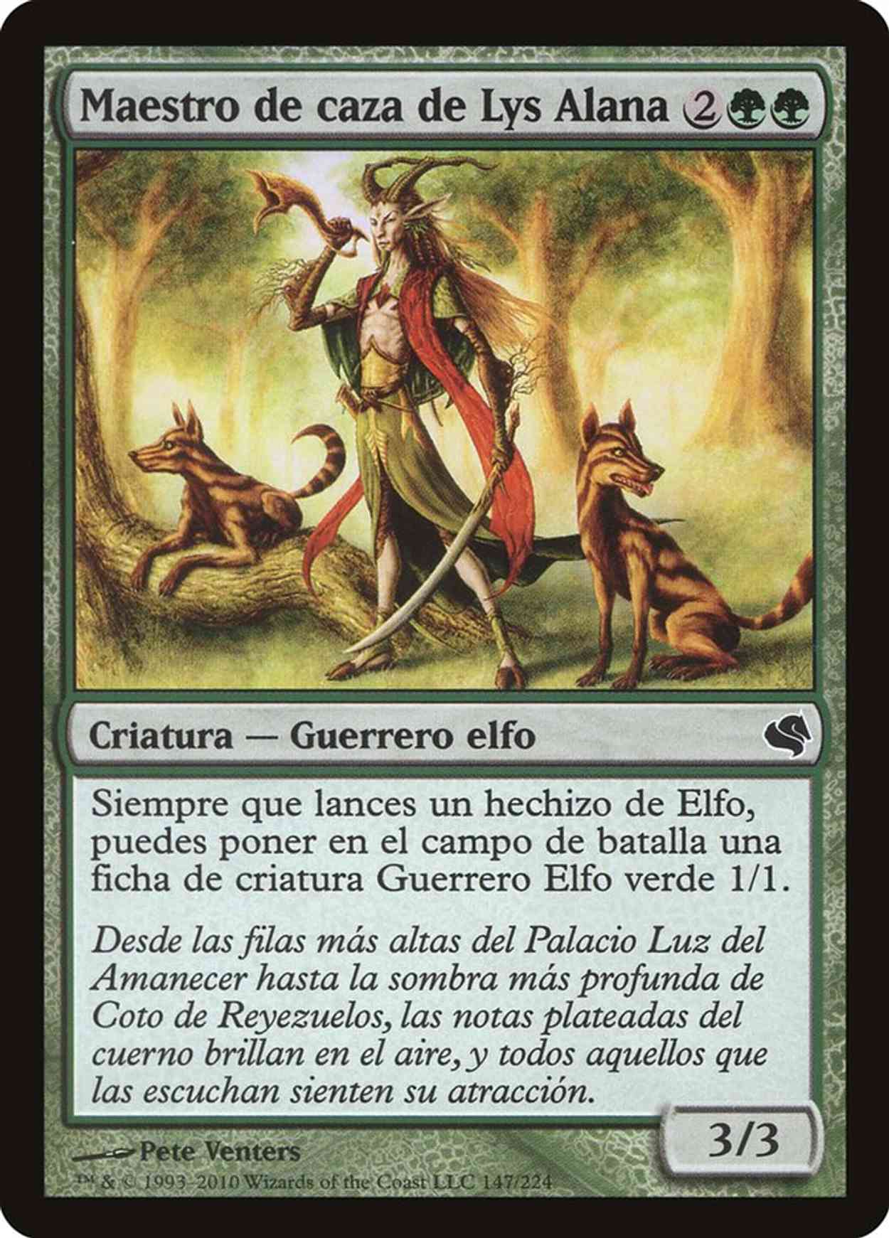 Lys Alana Huntmaster (Retro Frame) magic card front