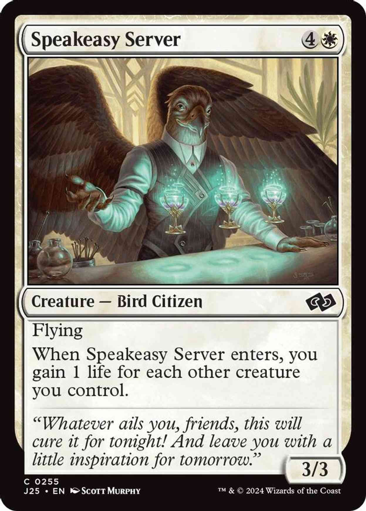 Speakeasy Server magic card front