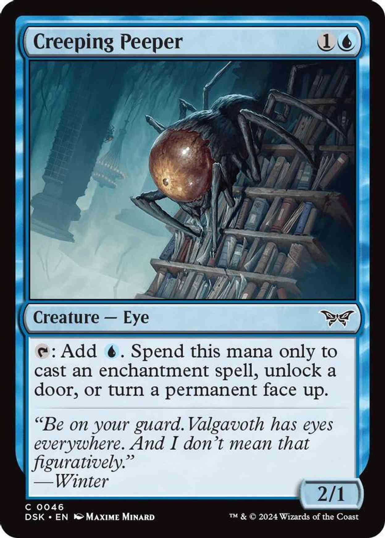 Creeping Peeper magic card front