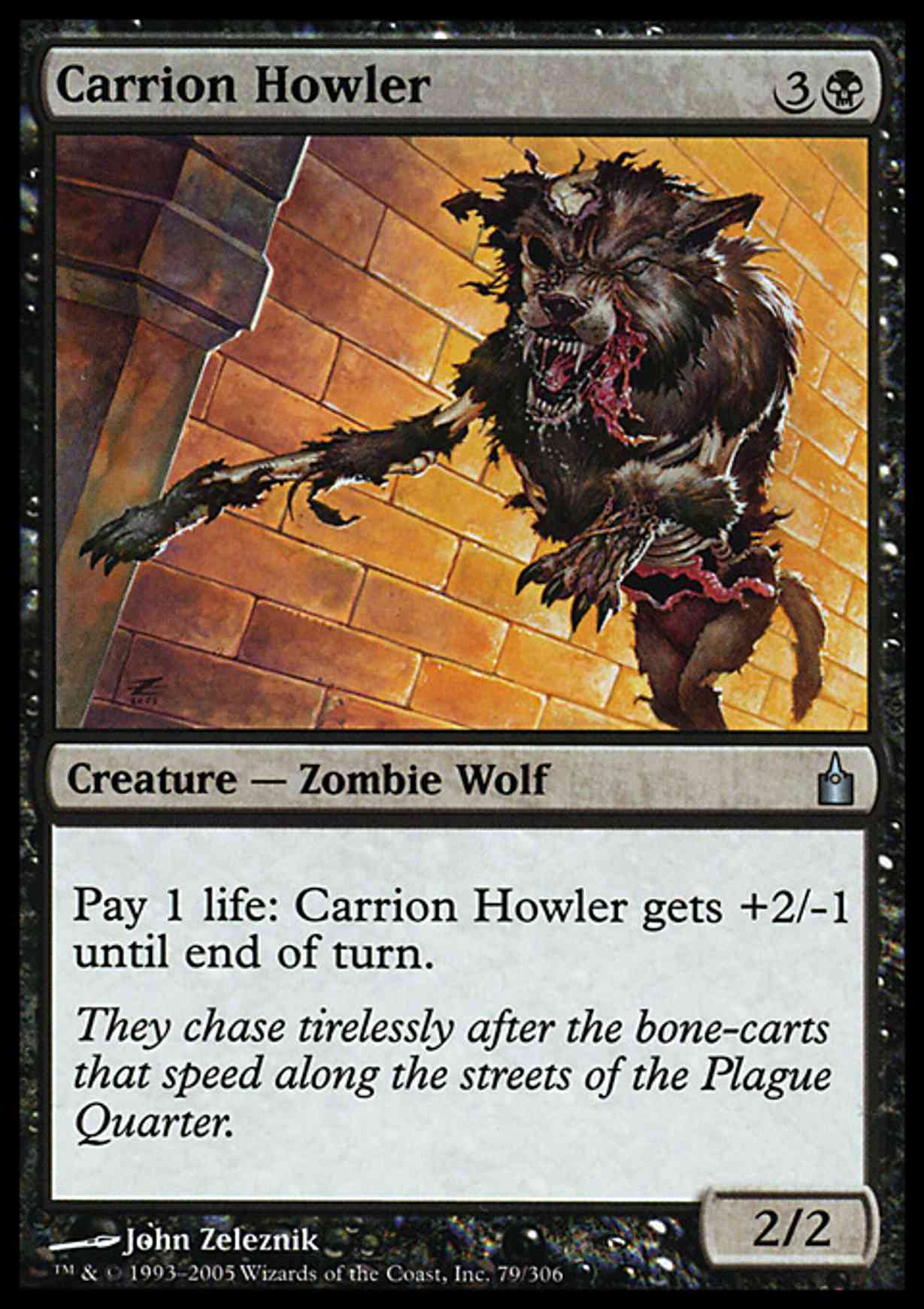 Carrion Howler magic card front
