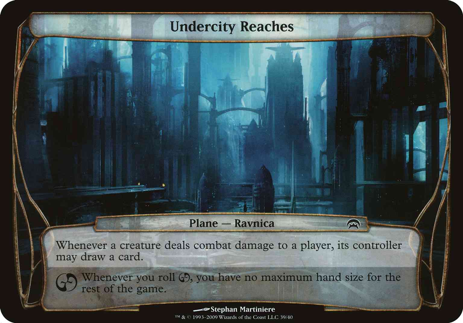 Undercity Reaches (Planechase) magic card front