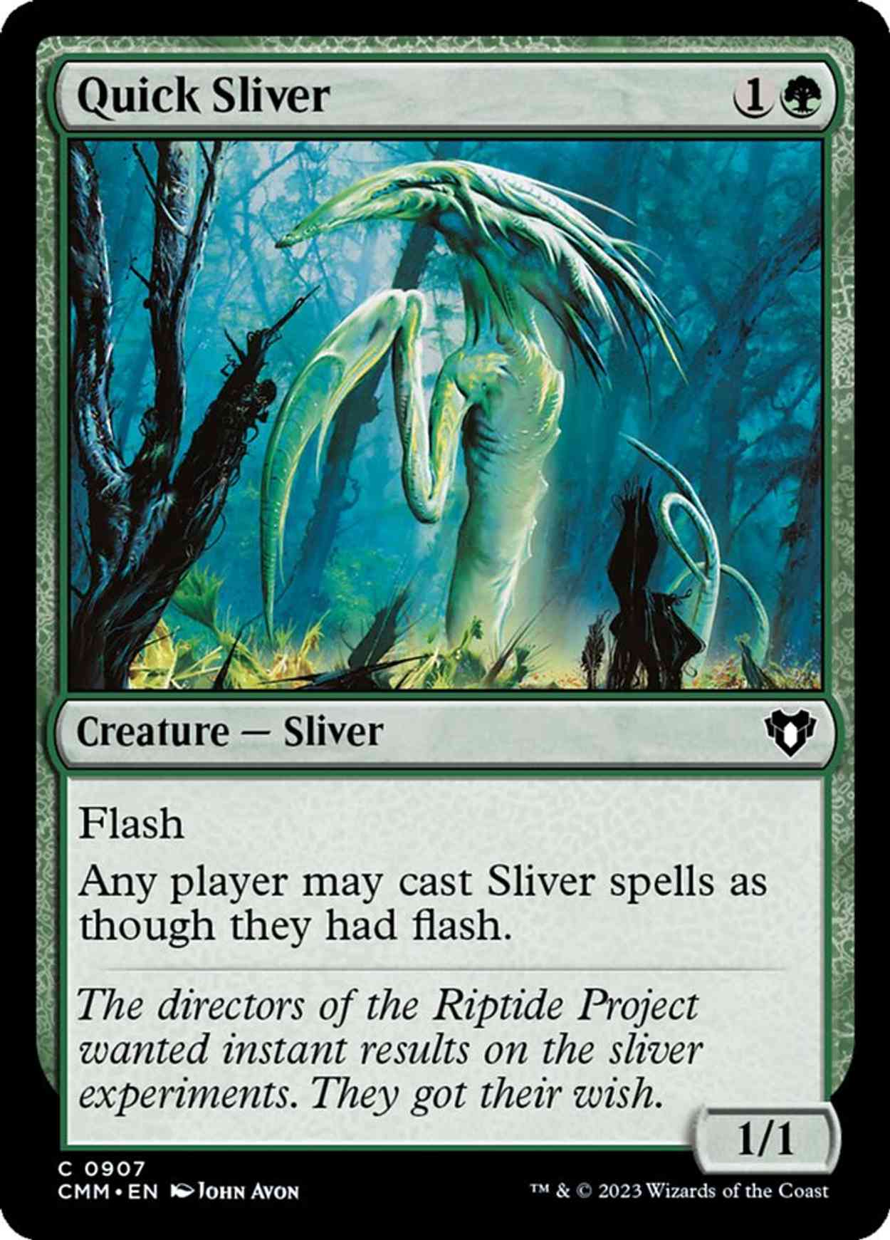 Quick Sliver magic card front